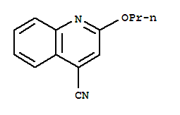 2-丙氧基-4-喹啉甲腈结构式_855165-17-2结构式