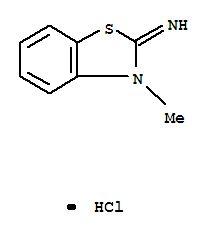 2-氨基-3-甲基苯并噻唑鎓氯化物结构式_855466-06-7结构式