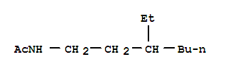 N-(3-乙基庚基)-乙酰胺结构式_855880-21-6结构式