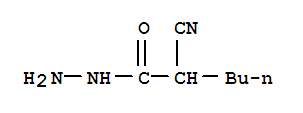 Hexanoic acid,2-cyano-,hydrazide Structure,855913-27-8Structure