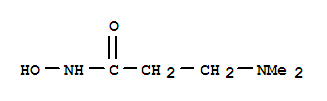 (9CI)-3-(二甲基氨基)-N-羟基-丙酰胺结构式_85594-19-0结构式