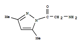 (3ci)-1-甘氨酰基-3,5-二甲基吡唑结构式_856064-05-6结构式