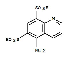 6,8-Quinolinedisulfonic acid,5-amino- Structure,856086-65-2Structure