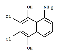 1,4-Naphthalenediol ,5-amino-2,3-dichloro- Structure,856291-77-5Structure