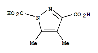 (3CI)-4,5-二甲基-1,3-吡唑二羧酸结构式_856343-99-2结构式