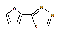 1,3,4-Thiadiazole,2-(2-furyl)-(7ci) Structure,856652-93-2Structure