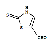 5-Thiazolecarboxaldehyde,2-mercapto-(7ci) Structure,856658-34-9Structure