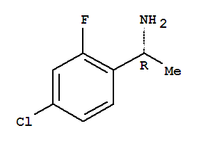 Benzenemethanamine, 4-chloro-2-fluoro-a-methyl-, (aR)- Structure,856758-58-2Structure