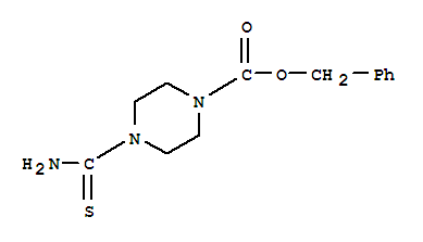 4-(氨基硫氧代甲基)-1-哌啶羧酸苯基甲酯结构式_856844-77-4结构式