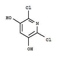 2,6-二氯-3,5-吡啶二醇结构式_856954-61-5结构式