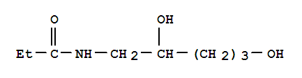 (5CI)-N-(2,5-二羟基戊基)-丙酰胺结构式_856985-81-4结构式