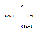 (6CI)-N-(氰基异丙氧基膦)-乙脒酸结构式_857171-14-3结构式