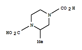 2-甲基-1,4-哌嗪二羧酸结构式_857188-26-2结构式