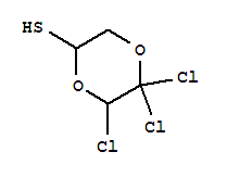(6CI)-5,5,6-三氯-p-二噁烷-2-硫醇结构式_857196-89-5结构式