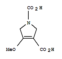 (6CI)-4-甲氧基-3-吡咯烷-1,3-二羧酸结构式_857207-62-6结构式