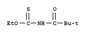 O-乙基(2,2-二甲基丙烷酰基)硫代氨基甲酸酯结构式_857283-11-5结构式