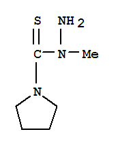 1-甲基肼-1-吡咯烷硫代羧酸结构式_85748-58-9结构式