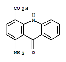1-氨基-9-氧代-9,10-二氢-4-吖啶羧酸结构式_857616-10-5结构式