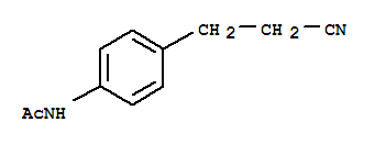 (4ci)-p-(2-氰基乙基)-乙酰苯胺结构式_857624-43-2结构式