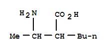 2-(1-氨基乙基)己酸结构式_857780-47-3结构式