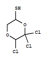 (6ci)-5,6,6-三氯-P-二噁烷-2-硫醇结构式_857838-55-2结构式
