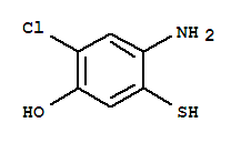 4-氨基-2-氯-5-疏基苯酚结构式_858185-91-8结构式