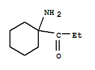 1-(1-氨基环己基)-1-丙酮结构式_858835-42-4结构式