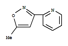(9ci)-2-(5-甲基-3-异噁唑基)-吡啶结构式_85903-31-7结构式