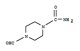 4-甲酰基-1-哌嗪羧酰胺结构式_859298-18-3结构式