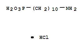 (10-氨基癸基)膦酸盐酸盐(1:1)结构式_859458-78-9结构式