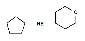 N-环戊基四氢-2H-吡喃-4-胺盐酸盐结构式_859521-03-2结构式