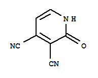 1,2-二氢-2-氧代-3,4-吡啶二甲腈结构式_860412-85-7结构式