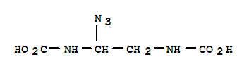 (1-叠氮基-1,2-乙二基)二氨基甲酸结构式_861535-93-5结构式