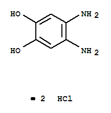4,5-二氨基-邻苯二酚二盐酸盐结构式_861584-13-6结构式