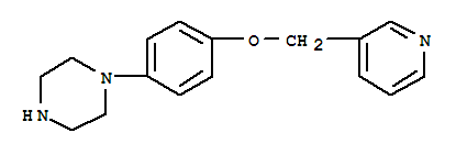 1-[4-(吡啶-3-基甲氧基)-苯基]-哌嗪结构式_862471-97-4结构式