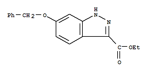 6-(苯基甲氧基)-1H-吲唑-3-羧酸乙酯结构式_865887-12-3结构式