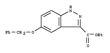 5-(苯基甲氧基)-1H-吲唑-3-羧酸乙酯结构式_865887-17-8结构式
