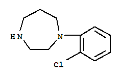 1-(2-Chlorophenyl)-1,4-diazepane Structure,866555-51-3Structure