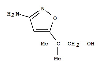2-(3-氨基异噁唑-5-基)-2-甲基-1-丙醇结构式_86860-67-5结构式