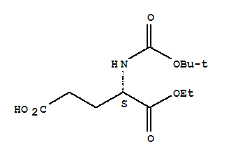 Boc-glu-oet结构式_86938-17-2结构式