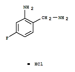 2-(氨基甲基)-5-氟-苯胺盐酸盐结构式_870562-74-6结构式