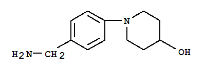 1-(4-氨基甲基苯基)-4-哌啶醇结构式_871013-57-9结构式