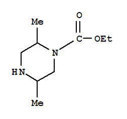 2,5-二甲基-1-哌嗪羧酸乙酯结构式_872829-56-6结构式