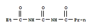 4CI)-1-丁基-3-丙酰基脲结构式_873384-48-6结构式