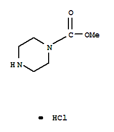 1-哌嗪羧酸甲酯盐酸盐结构式_873697-75-7结构式