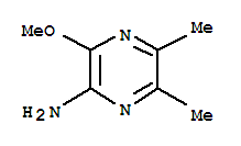 (9CI)-3-甲氧基-5,6-二甲基-吡嗪胺结构式_87444-26-6结构式