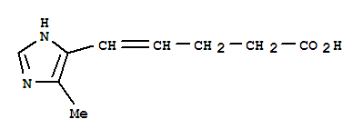5-(4-甲基-1H-咪唑-5-基)-4-戊烯酸结构式_874571-07-0结构式