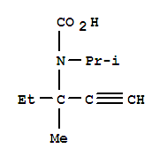 异丙基(3-甲基-1-戊炔-3-基)氨基甲酸结构式_875253-97-7结构式