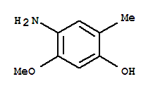 4-氨基-5-甲氧基-2-甲基苯酚结构式_876473-56-2结构式
