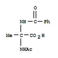 2-乙酰氨基-N-苯甲酰基丙氨酸结构式_876488-77-6结构式